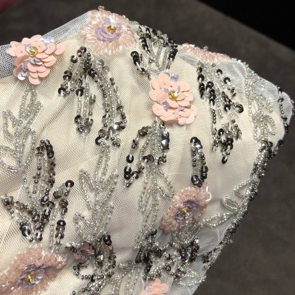 Adrianna Papell Beaded floral blouson gown BNWT - Picture 10 of 10